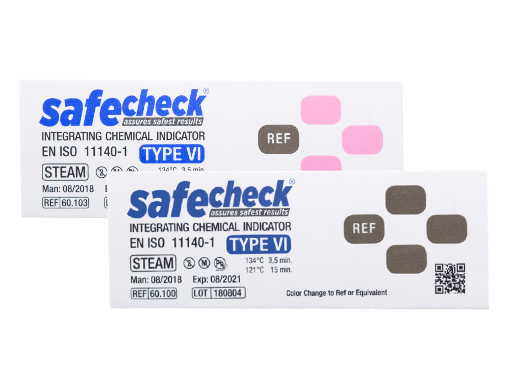 Type 6-Emulating Chemical Steam Indicator Strips